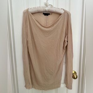 Alice and Olivia Beige Cashmere Tunic